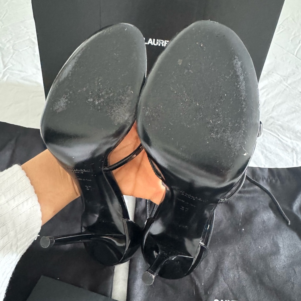 Saint Laurent Black Women's Sandals - Picture 3 of 6